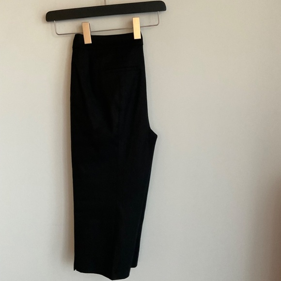 NWT J. Crew Black Tall Kate capri pant in stretch linen blend SZ 6 - Picture 6 of 8